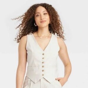NWT A New Day Cream Vest